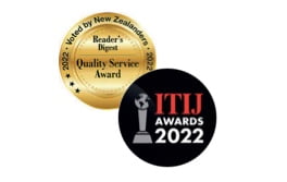 Quality service award badge