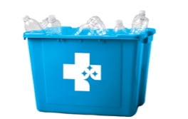 A recycle bin